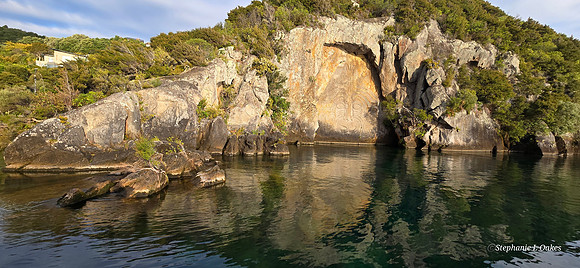Maori Rock Carvings