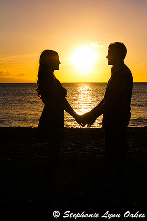 Love at sunset